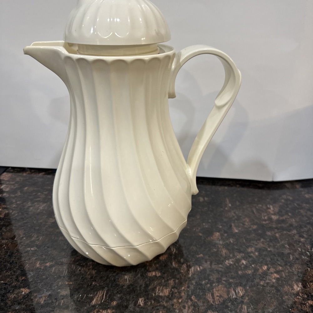 Vtg 1984 Thermos No.450 Ivory Carafe West Germany Renate Coffee Decanter